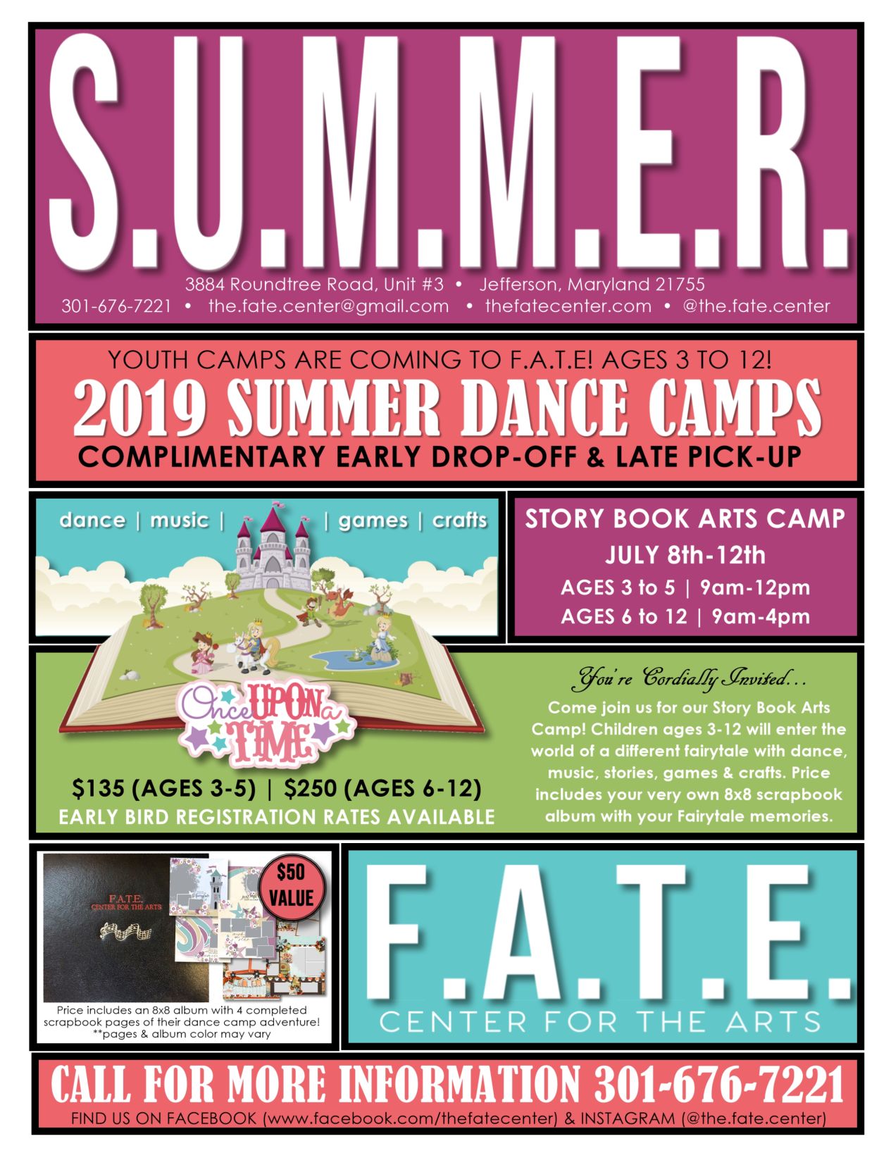 F.A.T.E. Center for the Arts - Story Book Arts & Dance Camp